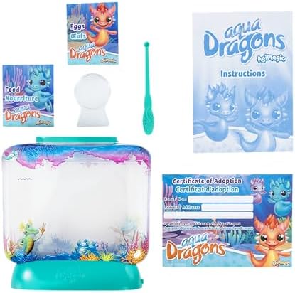 Animagic Aqua Dragons Light-Up Deep Sea Habitat | Build an Aquatic Ecosystem, Watch Prehistoric Pets Hatch & Grow Science Kit | Ages 6+ (Packaging may vary)