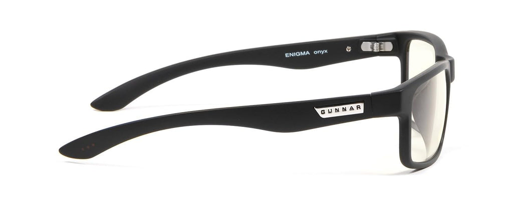 GUNNAR - Premium Gaming and Computer Glasses - Blocks 35% Blue Light - Enigma, Onyx, Clear Tint