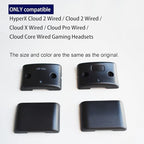 Cloud II Hinge Clamps - Replacement Hinge Side Buckles Parts for HyperX Cloud 2 / Cloud I/Cloud X/Cloud Pro/Cloud Core Wired Gaming Headsets (Right + Lift)