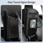 2025 Upgrade Center Console Organizer Tray for Tesla Model 3 Highland Accessories 2024 2025/For Tesla Model Y Juniper Accessories 2025 [Slide Smoothly/US Patent] Cup Holder Matte Black