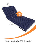VOCIC Alternating Air Pressure Mattress Pad, Bed Mattress Topper with Micro Air Holes & Sleep Mode, Waterproof Pressure Relief Ulcer Cushion Pad for Hospital Beds and Home Use