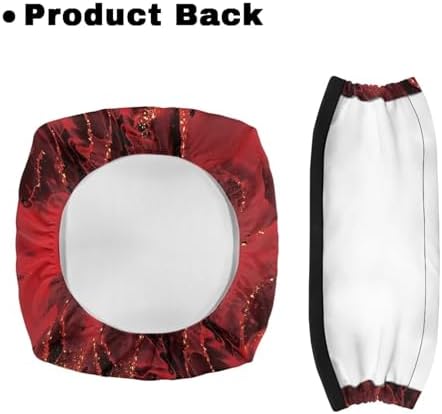 Seat Cover for Walkers for Seniors Red Rose Walker Seat Covers for Ladies Floral Rollator Walker Accessories for Seniors Adjustable Fabric Rollator Walker Seat and Backrest Covers