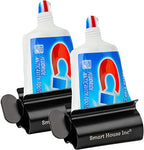 Toothpaste Squeezer Tube Roller Stainless Steel Tube Squeezer Rollers, Saves Toothpaste, Creams, Puts an end to Waste - Simple and Practical [Black]