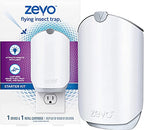 J & L Supply Zevo Flying Insect Trap Starter Kit Bundle- Gnat Sticky Traps for Plants House Indoor, Fungus Gnat Sticky Trap - White!