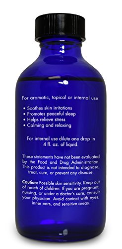 Pure Lavender Essential Oil by Zongle – 100% Pure Natural, Therapeutic & Food Grade for Diffuser, Skin, Body, Massage, Hair, Sleep, Tea, Ingesting, Drinks – 4 OZ