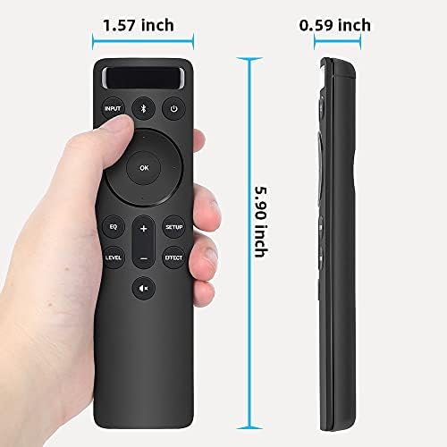 Backlit Display Bluetooth Remote Replacement for Vizio 5.1 2.1 Home Theater Soundbar Sound Bar Speaker System Replacement Control V21d-J8 V21x-J8 V21-H8 V51x-J6 V51-H6 M21d-H8R M51ax-J6