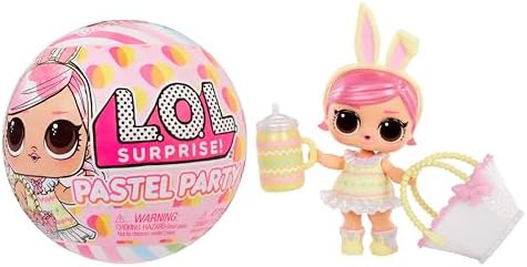 LOL Surprise Pastel Party Collection Limited-Edition Doll with 6+ Surprises to UNbox Including Hops Tot with Matching Easter Fashions and Accessories – Great Gift for Kids Ages 4+
