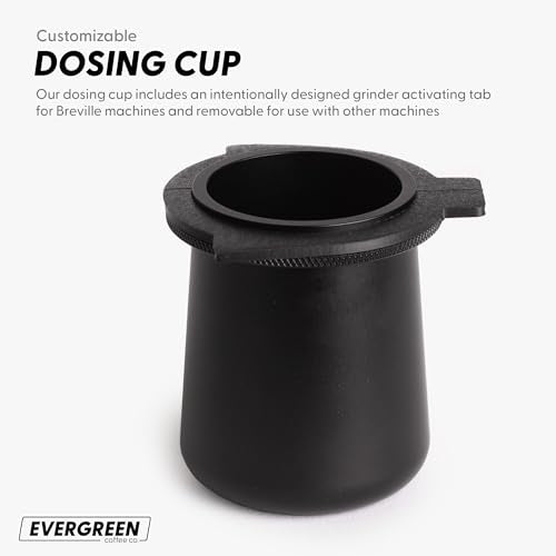 Evergreen Coffee | Espresso Accessories | 53.5mm Coffee Espresso Dosing Cup | Fits all 54mm Breville Portafilters | BES870XL BES870BSXL BES78VSS | Niche Zero | DF64