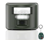 Ultrasonic Animal Repeller,Adjustable Silent Bird Repellent with Motion Sensor,Flashing Light,and Safety Alarm,Repels Bird Pigeons,woodpeckers and Other Large Animals,Suitable for Birds and Animals.