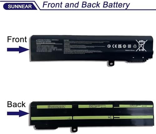 BTY-M6H 51Wh Laptop Battery Replacement for MSI PE60 PE70 GE62 GE72 GL62 GL72 GP62 GP62MVR GP72 GL62M GP72MVR GL62VR GL72VR GT62VR MS-16J2 Series Notebook 10.86V 4730mAh