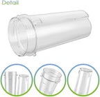 2-Pack 16oz Ninja Blender Replacement Cups with Sip Lids, Blender Replacement Parts Compatible with Nutri Ninja Blender BL770 BL780 BL660