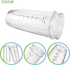 Replacement Part for Nutri Ninja Blender 2-Pack 32oz Replacement Cups Compatible with Nutri Ninja Auto-iQ Series Blenders