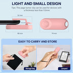 RF Remote Control Page Turner for Kindle Paperwhite,Kindle Accessories Remote Photo and Video for E-Book iPhone iPad Android Tablets Reading Novels Comics Remote Control Extenders(Pink)