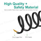 8.2ft 2 Prong Power Cord Replacement for HP Envy 6055 6052 6075 pro 6455 6458 6452 Printer AC Power Cord Cable