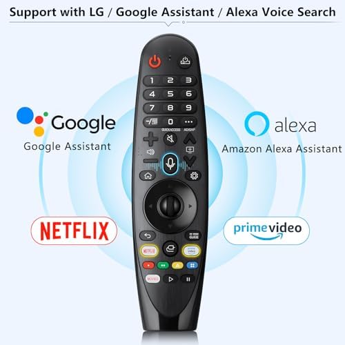 Voice-Magic-for-LG-TV-Remote-Control-Replacement Compatible with LG Smart OLED Thinq Webos TVs for AKB75855501 AN-MR24gn MR23gn MR22gn MR21ga MR20ga