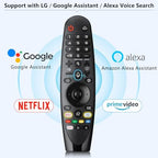 Voice-Magic-for-LG-TV-Remote-Control-Replacement Compatible with LG Smart OLED Thinq Webos TVs for AKB75855501 AN-MR24gn MR23gn MR22gn MR21ga MR20ga