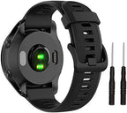 ISABAKE Band for Garmin Forerunner 935/Forerunner 945/955/965/Forerunner 745,Compatible with Fenix 5/ Fenix 5plus/ Fenix 6/ Fenix 6 Pro/Approach S60,Soft Silicone 22mm Replacement Bands