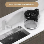 14-Cups Coffee Carafe Replacement Compatible with Cuisinart Coffee Machine DCC-2200RC, DCC-2200, DCC-3200, DCC-3200P1, DCC-3200FR, DCC-3200CPAMZ, DCC-2600, DCC-2800,DCC-1800FR, CBC-7400, CBC-7000PC