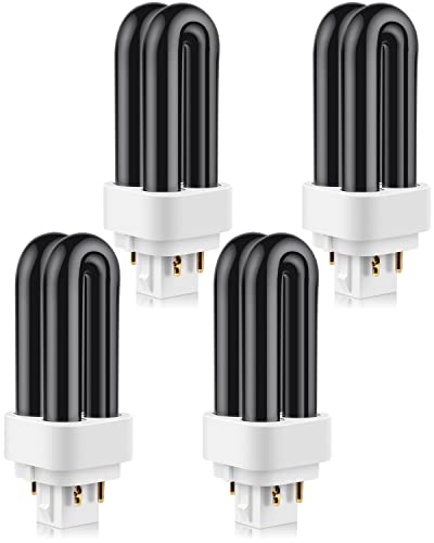 PACETAP 4 PACK 41050 7W Replacement Bulbs for Dynatrap DT1050 DT1100 DT1250, 1/2 Acre Replacement Bulb U Shape Replacement Bulbs Light for DynaTrap
