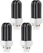 PACETAP 4 PACK 41050 7W Replacement Bulbs for Dynatrap DT1050 DT1100 DT1250, 1/2 Acre Replacement Bulb U Shape Replacement Bulbs Light for DynaTrap