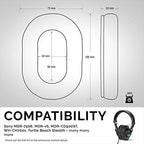 Brainwavz Perforated Replacement Earpads for Sony MDR 7506, V6 & CD900ST with Memory Foam Ear Pad & Suitable for Other On Ear Headphones (Black)
