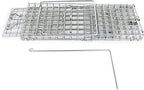 2-Pack H&B Rat Trap,Mouse Traps,Humane Live Animal Trap Cage,14.2x7.9x7.9inch,Work for Indoor and Outdoor,Catch and Release Stray Cats,Squirrels and Rodents,Medium(Silver)