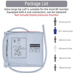 Alcarefam Extra Large Blood Pressure Cuff, 9”-21” (22-54CM) XL Cuff Compatible with Omron BP Monitor, Replacement X-Large Cuff for Adult Big ARM, 6 Connectors