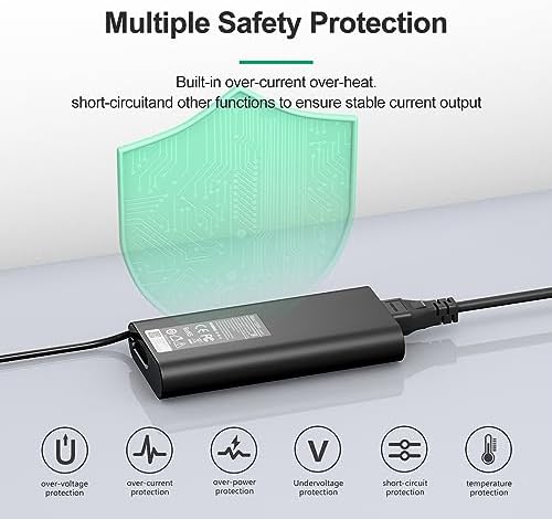 New Replacement Dell 130W Laptop Charger USB C Type C for Dell XPS 15 9575 9520 9510 9500 17 9720 9710 9700 Precision 5530 5550 5560 5570 5750 5760 3560 Latitude 5411 5421 5511 5520 5521 Power Cord