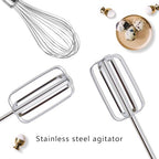 3 PCS Hand Mixer Beaters, Hand Mixer Beaters for Kitchenaid Hand Mixer Replacement Beaters, Stand Mixer Whisk Attachment for Hamilton Beach Hand Mixer 62682rz 62692 62695v 64699, 3PCS Silver