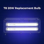 ASPECTEK Bug Zapper Replacement UV Lamp Bulb Light Tube 20W for 40W Electronic Bug Zapper, 2-Pack