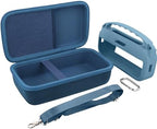co2CREA Hard Case and Silicone Case Replacement for Bose New SoundLink Flex 2nd Gen/Bose SoundLink Flex Bluetooth Portable Speaker, Protective Case with Carabiner and Shoulder Strap (Blue Dusk Case)