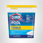 CLOROX Pool&Spa All-in-One XtraBlue Chlorinating Granules, Kills Bacteria & Stops Algae, Blue, 6 Pounds