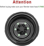 6 Fins Blender Extractor Blade Assembly Fits for Ninja 16oz Cup Replacement Compatible with Nurti Ninja BL660 BL663 BL663CO BL665Q BL770 BL770A BL771 BL771C BL772 BL773CO BL780 BL740
