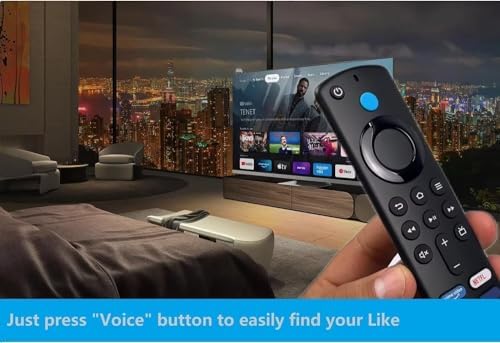 Remote Replacement Control for Fire Stick 2nd Gen, 3rd Gen, Lite, 4K,4K MAX, Fire Cube 1st Gen, 2nd Gen, 3nd Gen, Fire 3rd Gen PendantDesign Voice Replacement Control 3.16.2025