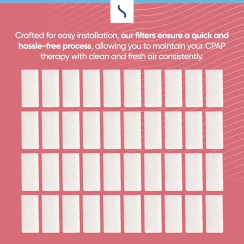 Snugell Compatible with ResMed AirSense 11 Disposable CPAP Filters – 40-Pack – Replacement for AirSense 11 Machines – Superior Filtration, Travel-Friendly Design, and Easy Installation