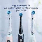 Oral-B iO Series Ultimate Clean Electric Toothbrush Replacement Brush Heads for an Oral-B Electric Toothbrush, 4 Count, White