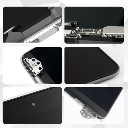 A2338 Screen Replacement for M1 M2 MacBook Pro Retina 13" A2338 Screen EMC 3578 MYD83 MYD92 MYDA2 MYDC2 Full LCD LED Screen Display Assembly.(Silver)