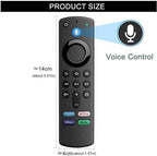 L5B83G Replacement Voice Remote Control Fit for AMZ FireSmart TV Cube (1st Gen, 2nd Gen),Fit for AMZ FireSmart TV Stick (4K, 4K Max, Lite),Fit for AMZ FireSmart TV Stick (2nd Gen,3rd Gen)