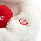 HollyHOME Teddy Bear with Heart Plush Bear That Says I Love You and Blushes LED Stuffed Toys for Girlfriend and Kids Valentine's Day 13 inch White