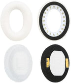 Earpads for Bose QuietComfort 45 QC45 QC35 ii QC35 Lambskin Leather Ear Cushions Professional Headphones Replacement Ear Pads with Noise Cancelling Memory Foam White