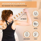 Nuddspa Wood Therapy Massage Tools 6 Pcs, Lymphatic Drainage Massager, Maderoterapia Kit, Anti Cellulite Complete Body Sculpting Tools for Total Relaxation & Relief (6 Pack)