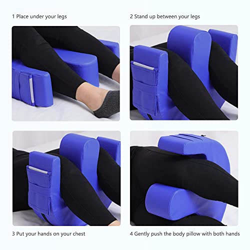 SMERPHOX Patient Turning Device U-Shaped Pillow PU Leather Flannel Anti-Decubitus Bedsore Paralyzed Patient Shift Nursing Tool for The Elderly Bed Care Products Helping The Elderly Turn Over Large