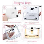 Flea Traps for Inside Your Home with Light 2 Packs, Flea Light Trap for Indoor Bed Bug, Insect Killer Pest Control Sticky Natural Trapper