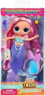 LOL Surprise Tweens Mermaid Lola Waves Fashion Doll with Color Changing Tail, Movable Fin, and Beautiful Accessories – Toy Gift for Kids Ages 4+