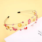 mokkia Jeweled Rhinestone Butterfly Headband for Women - Spring & Summer Hair Accessories, Holiday Gifts (Butterfly A)