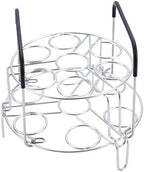 GREATLINK Egg Steamer Rack - Stainless Steel Trivet for 6, 8 Quart Pressure Cooker, Compatible for Instant Pot Accessories, Cooks 14 Eggs, Stackable Steaming Holders for Eggs, 2 Packs