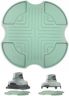 Silicone Heat Resistant mat for Ninja Crispi Air Fryer,Heat-Insulating Accessories Compatible with Ninja crispi FN101 containers,Kitchen Air Fryer Trivet (Sage Green)