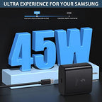 2025 New 45W Super Fast Charger USB C Android Phone Charger Fast Charging Replacement for Samsung Galaxy S25/S25 Ultra/S25+/S24 Ultra/S24/S24+/S23 Ultra/S23/S22/S20/S21/Note 10,Galaxy Tab, 6ft C Cable