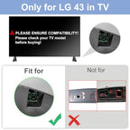 Replacement Legs for LG TV, TV Stand Legs for 43 Inch LG TV Legs 43UK6200 43UK6090 43LK5700PUA 43UM7300 43UN6900PUB 43LJ5500 43LJ550M 43LJ5550 MAM645839 AAN76009325 AAN76009305 AAN76009358 with Screws