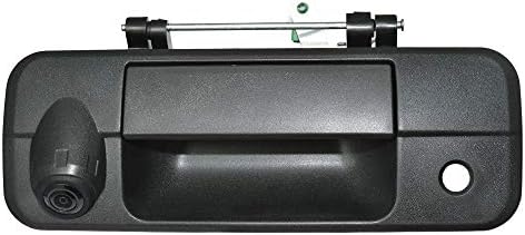 Tailgate Handle Rear View Camera Backup Tailgate Camera for Tundra(2007 2008 2009 2010 2011 2012 2013),Tailgate door handle replacement camera(Color: Black)